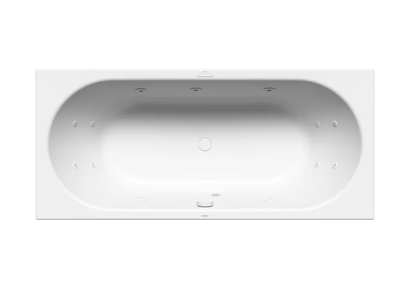 Kaldewei Badewanne CLASSIC DUO Mod.110 FULL BODY,1800 x800mm,alpinweiß matt,links,alpwm