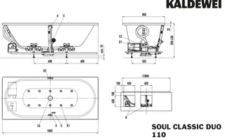 Kaldewei Badewanne CLASSIC DUO Mod.110 SOUL,1800x800 mm,alpinweiß matt,links,alpwm – Bild 2
