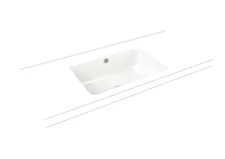 KA WB CAYONO Unterbauwaschtisch Mod.3190 ,596x426mm,alpinweiß,AD,mÜL,sm100