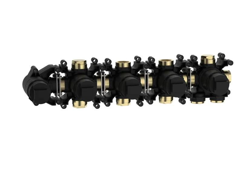 MODUL7 Einbaukörper PUSH-Thermostat 3 Verbraucher