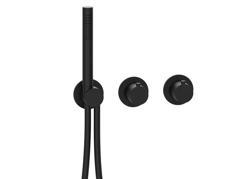MODUL7 Thermostat-Farbset 1 Verbraucher Schwarz matt