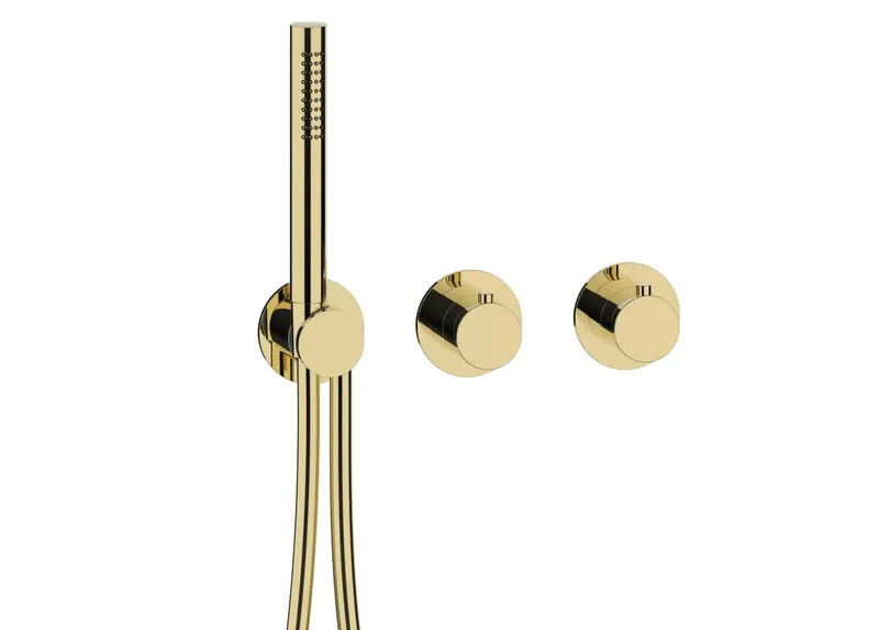 MODUL7 Thermostat-Farbset 1 Verbraucher PVD Gold