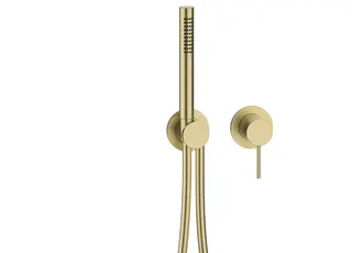 MODUL7 Hebelmischer-Farbset 1 Verbraucher Brass Steel