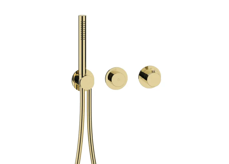 MODUL7 PUSH Thermostat-Farbset 1 Verbraucher PVD Gold