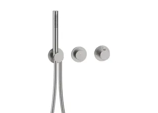 MODUL7 PUSH Thermostat-Farbset 1 Verbraucher Edelstahl