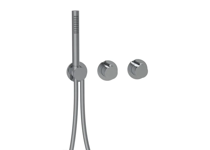 MODUL7 Thermostat-Farbset 2/3 Verbraucher Chrom