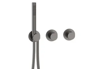 MODUL7 Thermostat-Farbset 2/3 Verbraucher Black Steel