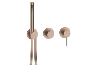MODUL7 Hebelmischer-Farbset 2/3 Verbraucher Copper Steel
