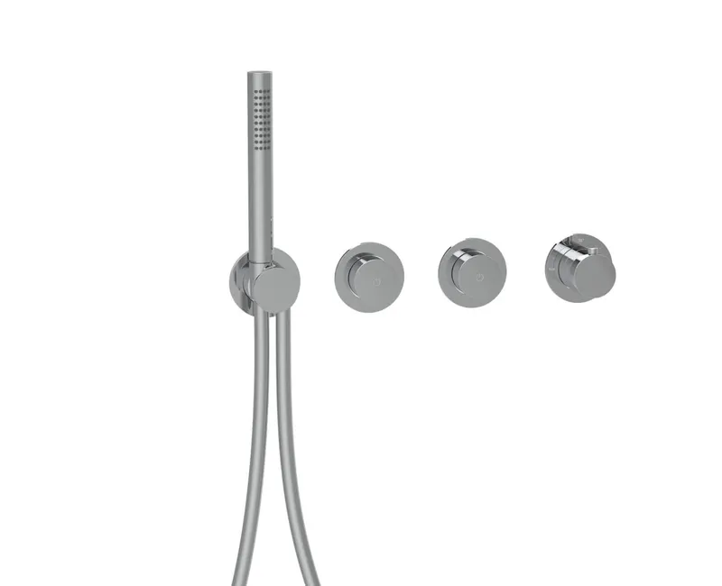 MODUL7 PUSH Thermostat-Farbset 2 Verbraucher Chrom