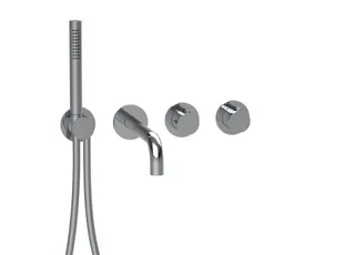 MODUL7 Thermostat-Farbset 2 Verbraucher mit Auslauf Chrom