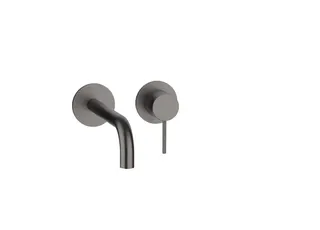 MODUL7 Waschtisch-Wandbatterie Farbset 210mm Black Steel