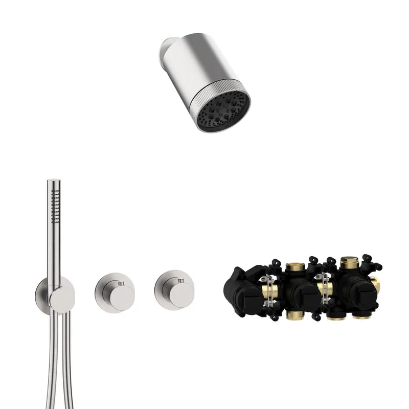 MODUL7 Thermostat-Set T-SP3 SPOT Multi Edelstahl