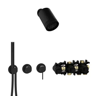 MODUL7 Hebelmischer-Set H-SP3 SPOT Multi Schwarz matt