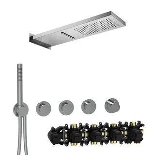 MODUL7 PUSH-Thermostat-Set P-MU2 537x165mm Multi 2 Chrom