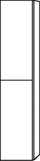 SA Hochschrank rechts 3way (BP093) 1700x350x345 Graphit-Matt – Bild 2