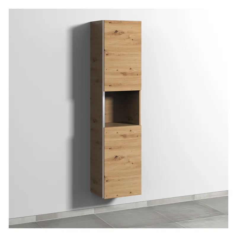 SA Hochschrank rechts 3way (BR117) 1700x400x345 Eiche-Natural-Touch