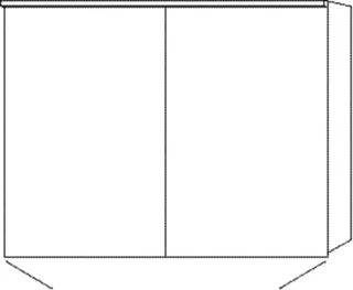 SA Alu-Spiegelschrank ARND Reflection (AU374) 760x1000x166 Aluminium-farbig – Bild 2