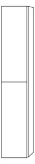 SA Hochschrank links 3way (BR090) 1700x300x345 Eiche-Arizona – Bild 2