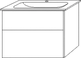 SA Set Keramik-WT 3way (BR400) 582x790x497 Eiche-Nebraska
