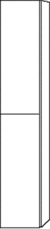 SA Hochschrank rechts 3way (BR091) 1700x300x345 Eiche-Natural-Touch