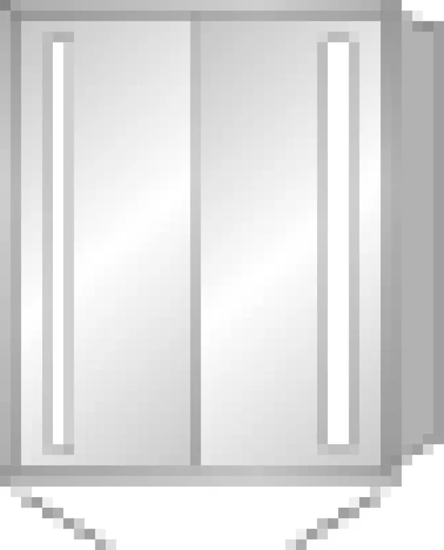 SA Alu-Einbau-SPS WILMA Reflection (AU301) 750x649x173 Aluminium-farbig