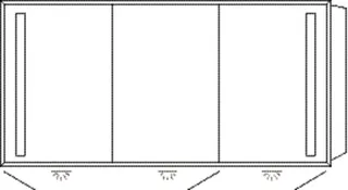 SA Alu-Einbau-SPS WILMA Reflection (AU309) 750x1549x173 Aluminium-farbig