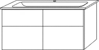 SA Set Keramik-WT 3way (BP327) 591x1155x477 Graphit-Matt
