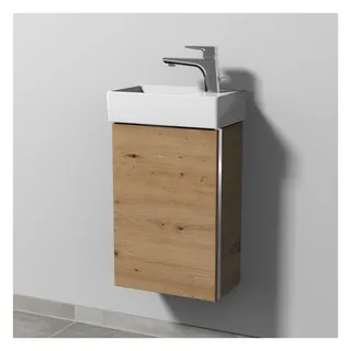 SA Waschtischunterbau links 3way (BR626) 510x340x202 Eiche-Natural-Touch