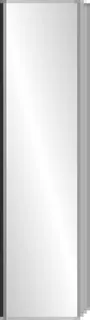 SA Hochschrank Spiegeltür rechts 3way (BR153) 1700x400x336 Eiche-Nordic