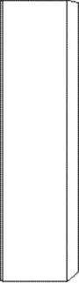 SA Hochschrank Spiegeltür rechts 3way (BR153) 1700x400x336 Eiche-Nordic – Bild 3
