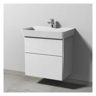 SA Waschtischunterbau mit Auszügen 3way (BR649) 582x580x402 Weiß-Soft