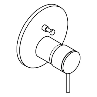 GROHE EH-Wannenbatterie Atrio 24355 FMS für 35604 warm sunset gebürstet – Bild 3