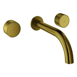 GROHE 3-L-Waschtisch-Wandbatt. Atrio Private C. 20589 FMS Knopfbetätig. cool sunrise geb – Bild 2