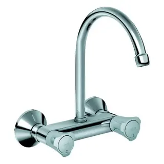 GROHE Spültisch-Wandbatterie Costa 31191_1 Bogenauslauf chrom