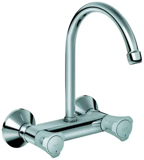 GROHE Spültisch-Wandbatterie Costa 31191_1 Bogenauslauf chrom – Bild 2
