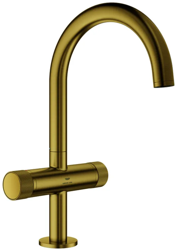 GROHE Waschtisch-Einlochbatt. Atrio Private C. 21138 L-Size Knopfbetät. cool sunrise gb