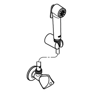 GROHE W.halterset Temp.-F Trigger Spray 30 27514_1 13,5l ASV Schl. 1,25 m chrom – Bild 3
