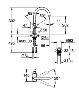 GROHE Einhand-Waschtischbatterie Atrio 24362 L-Size warm sunset gebürstet – Bild 5