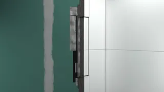 Hansgrohe Ein.Toilettenbürstenh.XtraStoris Rock m.Ablage u.befliesbarer Tür BST – Bild 5