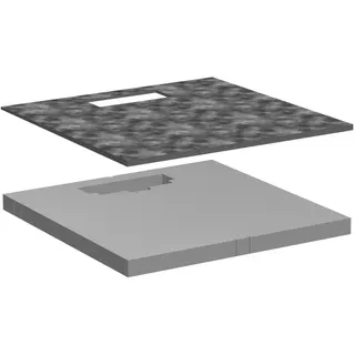 Hansgrohe befliesbares Duschelement Board 1000/1000 mit Installationsset – Bild 4