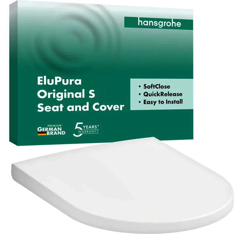 Hansgrohe WC Sitz EluPura Original S mit SoftClose/QuickRelease weiß