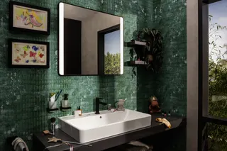 Hansgrohe Aufsatzwaschtisch geschli.Xanuia Q 800/480mm mit Hahnloch u.Überlauf weiß – Bild 3