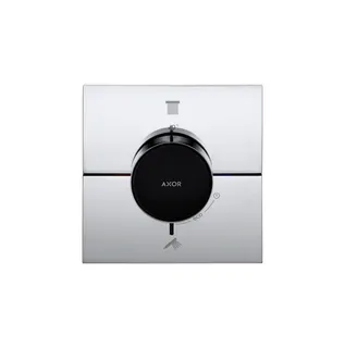 Hansgrohe Thermostat UP Axor ShowerSelect ID Fertigset 2 Verbraucher eckig chrom – Bild 2