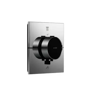 Hansgrohe Thermostat UP Axor ShowerSelect ID Fertigset 2 Verbraucher eckig chrom – Bild 3