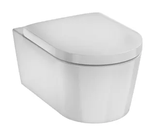 Hansgrohe Wand WC Set EluPura S 540 mm AquaFall Flush w.WC-Sitz SC/QR wh