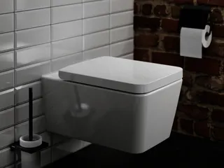 Hansgrohe Wand WC Set EluPura Q 540 mm AquaFall Flush w.WC-Sitz SC/QR wh – Bild 4