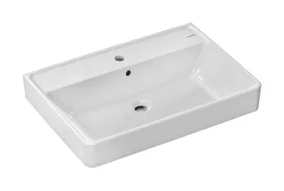 Hansgrohe Waschtisch Xanuia Q 700x480mm m.Hahnloch u.Überlauf weiß – Bild 2