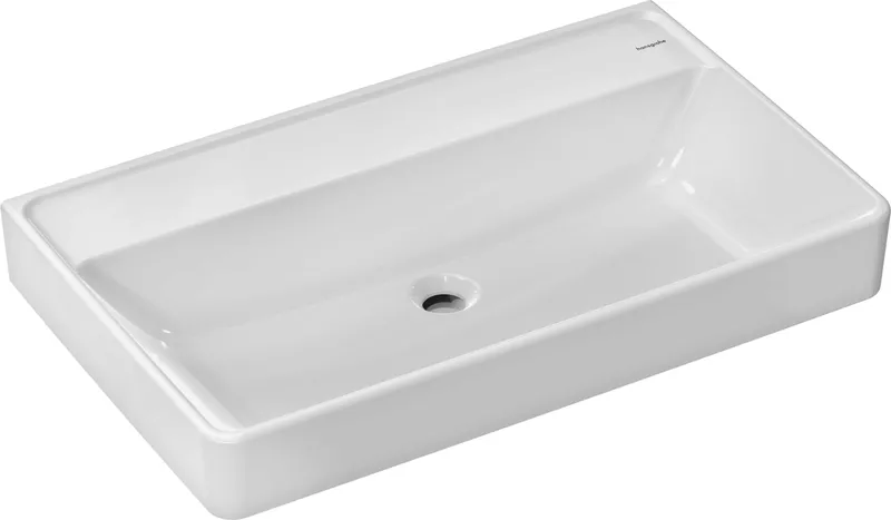 Hansgrohe Waschtisch Xanuia Q 800x480mm ohne Hahnloch u.Überlauf weiß