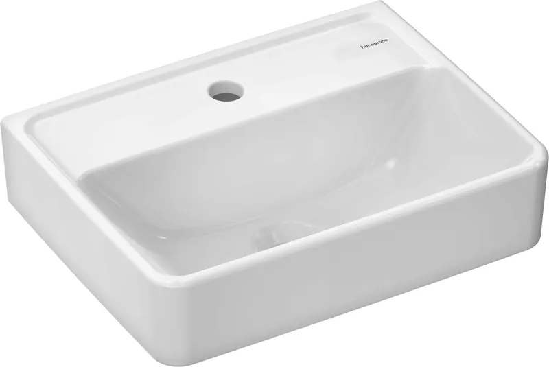 Hansgrohe Handwaschbecken Xanuia Q 450x340 mm m.Hahnloch ohne Überlauf weiß