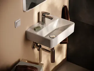 Hansgrohe Handwaschbecken Xanuia Q 450x340 mm m.Hahnloch ohne Überlauf weiß – Bild 4